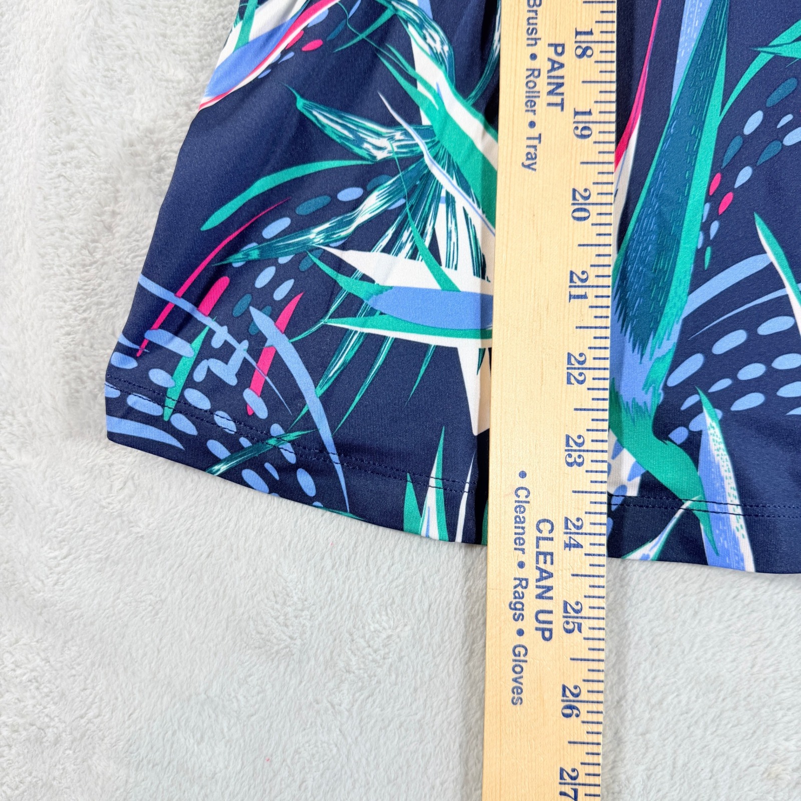 Puma Golf Women S Deep Navy Mattr Paradise Sleeveless Polo Shirt Nwt — image 7 of 7